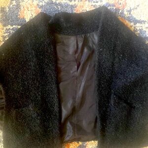 Black cocktail cape